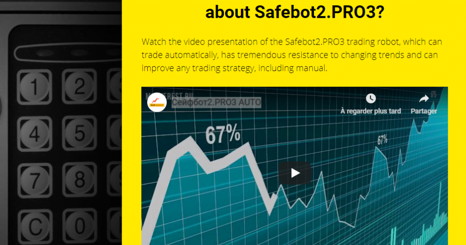 SafeBot II PRO3AUTO EA - 150% Net Profit Per Month!