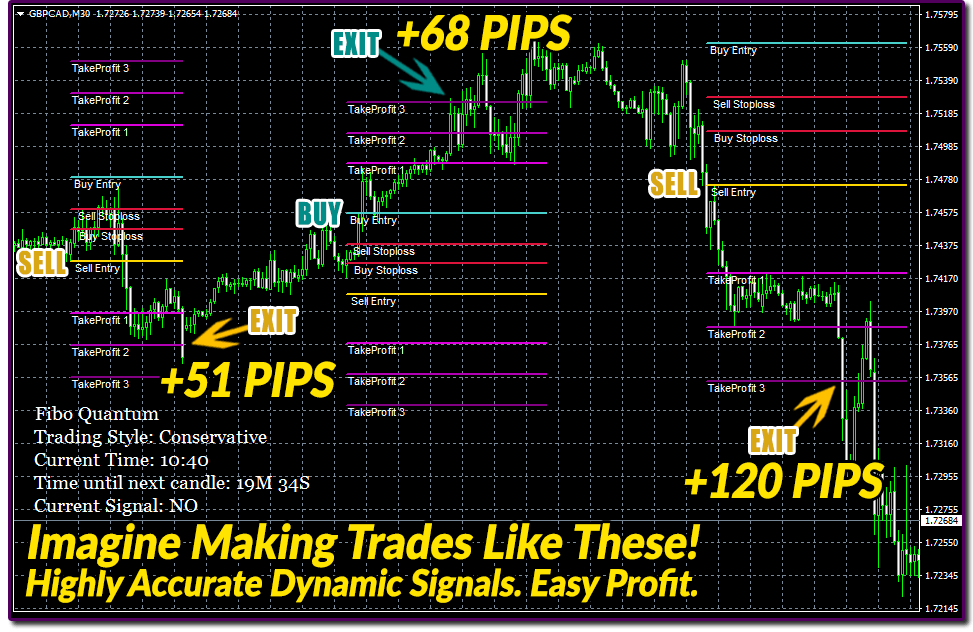 3 Highly Profitable Trades. Power of Dynamic Signals in Action. ForexCracked.com