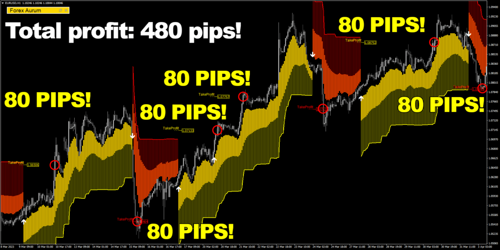 Forex Aurum strikes again sweet 480 pips in profit on Euro U.S. dollar, H1 timeframe in 6 amazing consecutive wins! ForexCracked.com