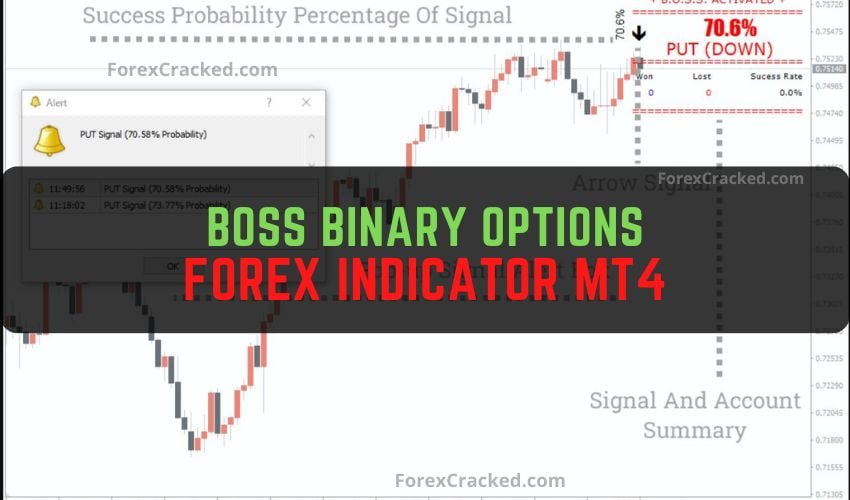 Forexcracked.com Boss Binary Options Forex Indicator MT4 Free Download