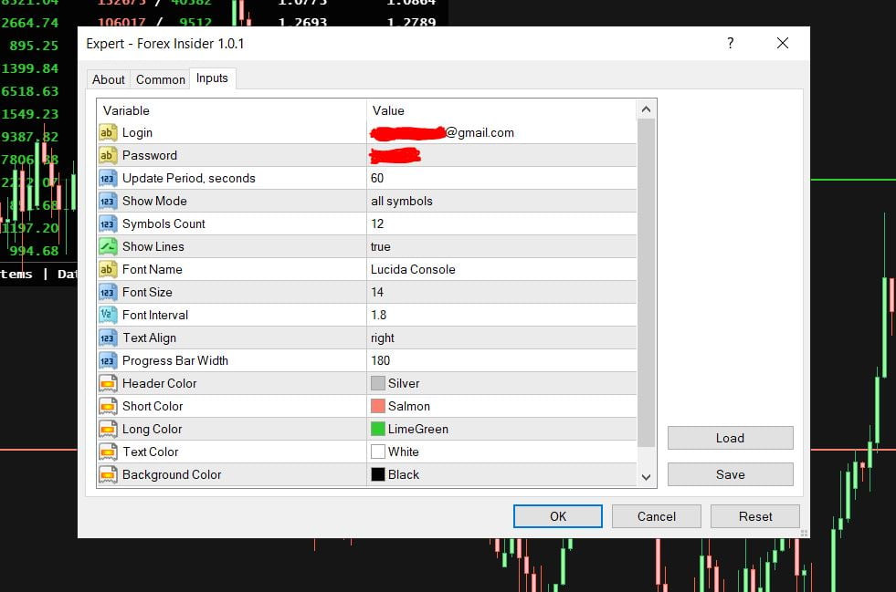 forex insider ea settings