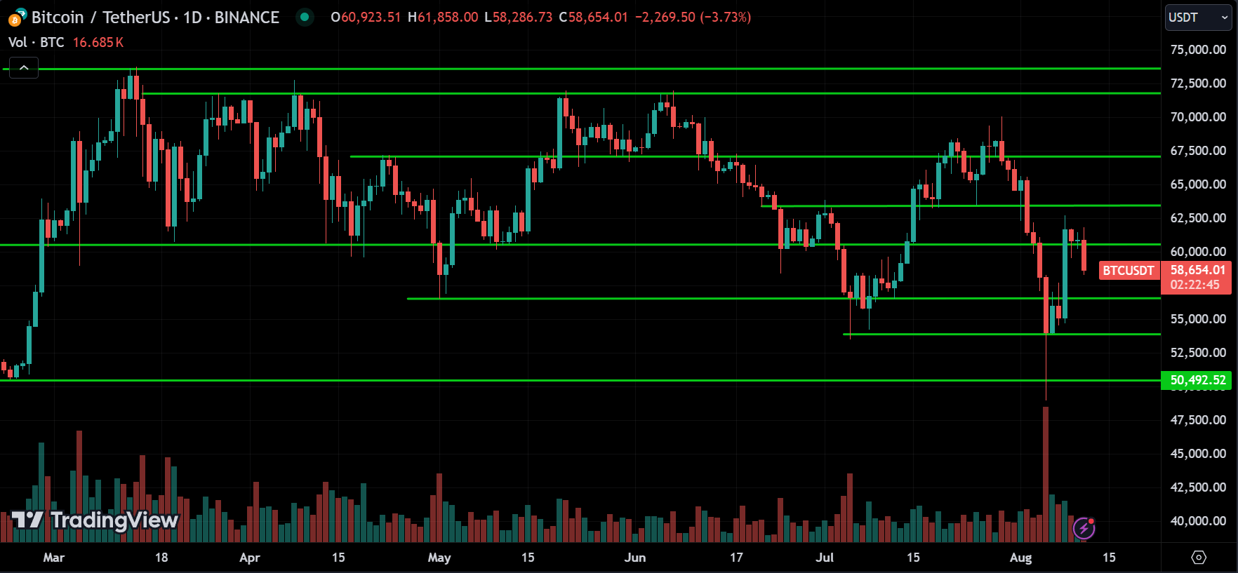 BTC Price Action Technical Analysis [2024.08.11]
forexcracked.com