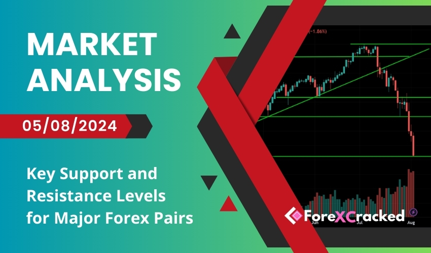 Weekly Market Analysis [2024.08.05] Key Support and Resistance Levels for Major Forex Pairs - Bitcoin to 50500 ForexCracked.com