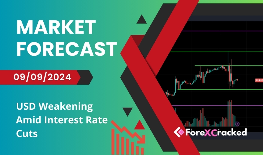 Weekly Forex Forecast [2024.09.09] - USD Weakening Amid Interest Rate Cuts, Key Levels and Trends for Major Forex Pairs & Commodities ForexCracked.com