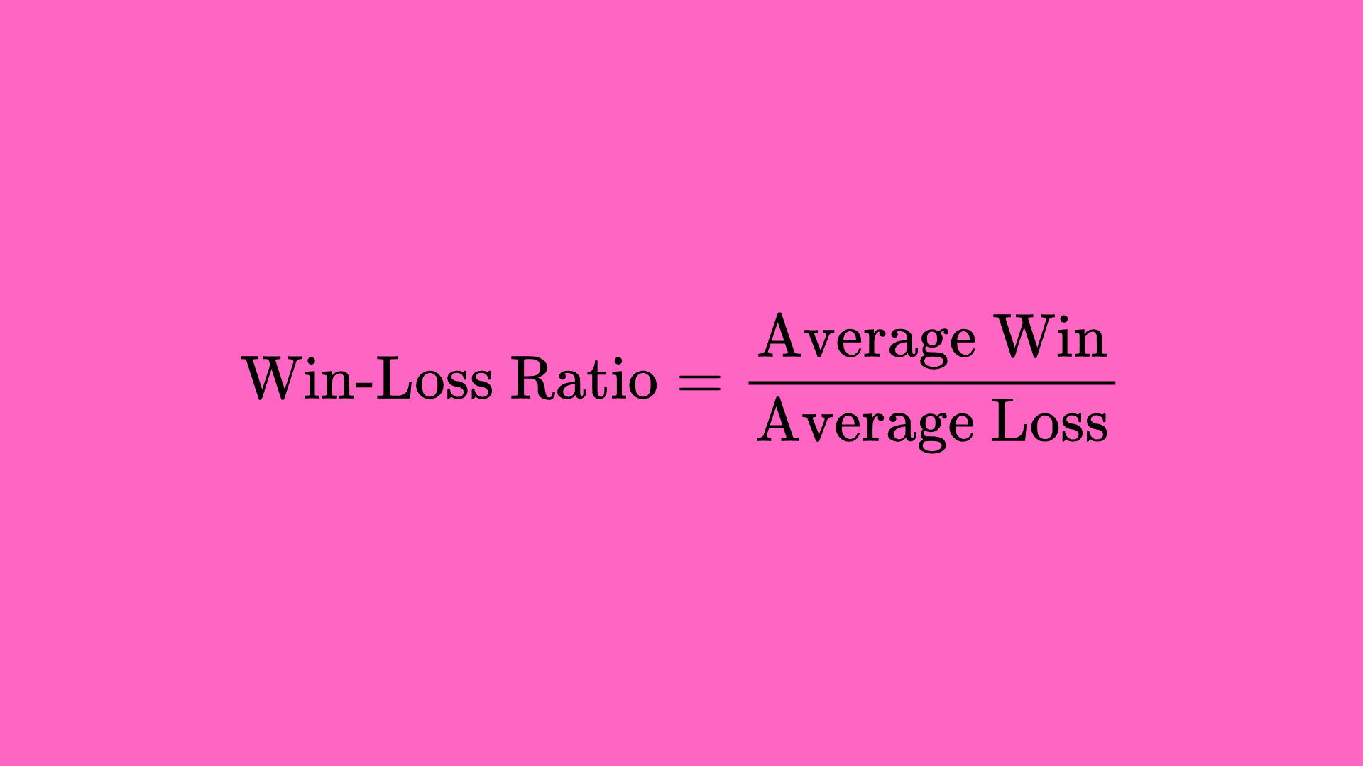 How to Calculate the Win-Loss Ratioforexcracked.com